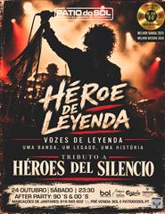 Imagem da fonte — Héroe de Leyenda – Tributo Héroes del Silencio | After party: 80´s