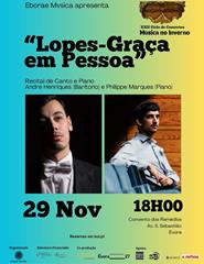 Recital de Canto e Piano - Lopes-Graça em Pessoa