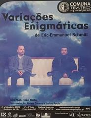 Cartaz - VARIAÇÕES ENIGMÁTICAS (2009)
